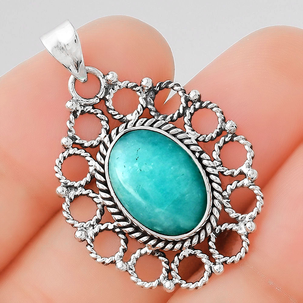 Natural Paraiba Amazonite Pendant P-1009 SDP155409