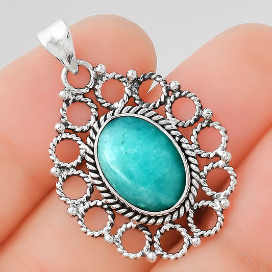 Natural Paraiba Amazonite Pendant P-1009 SDP155409
