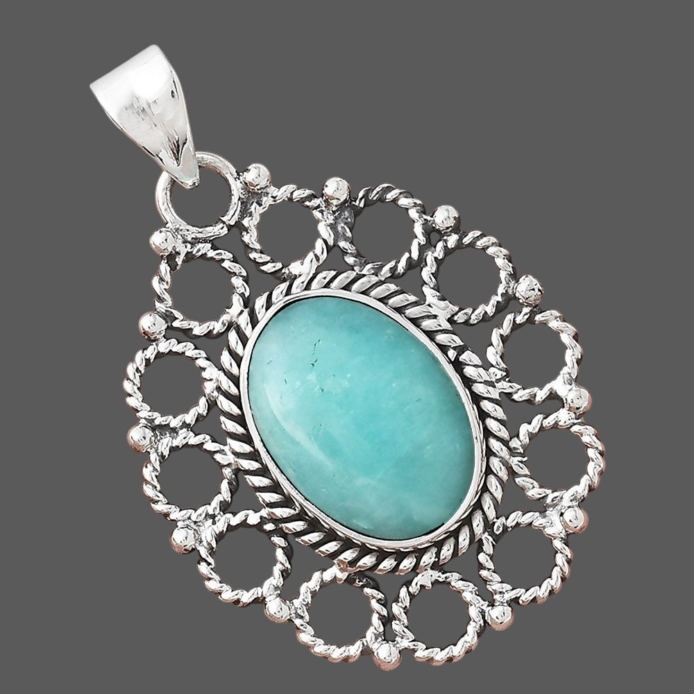 Natural Paraiba Amazonite Pendant P-1009 SDP155409
