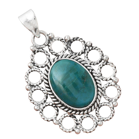 Natural Azurite Chrysocolla Pendant P-1009 SDP155411