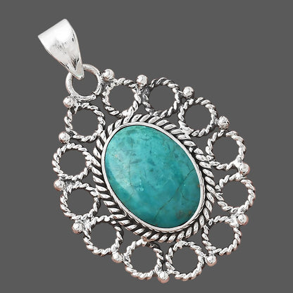 Natural Azurite Chrysocolla Pendant P-1009 SDP155417