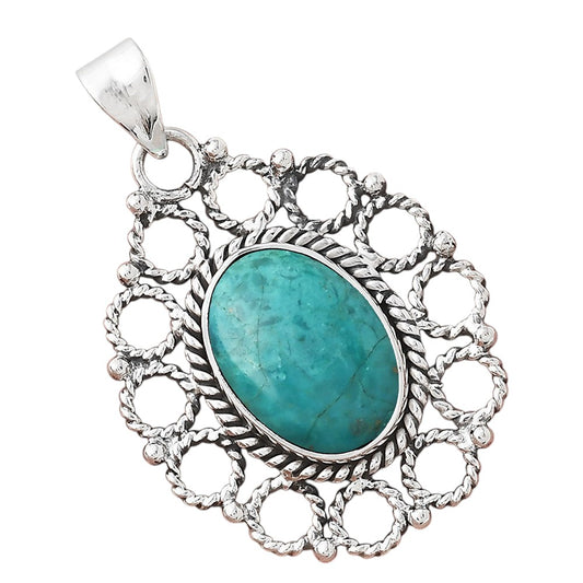 Natural Azurite Chrysocolla Pendant P-1009 SDP155417