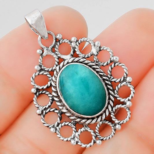 Natural Paraiba Amazonite Pendant P-1009 SDP155420