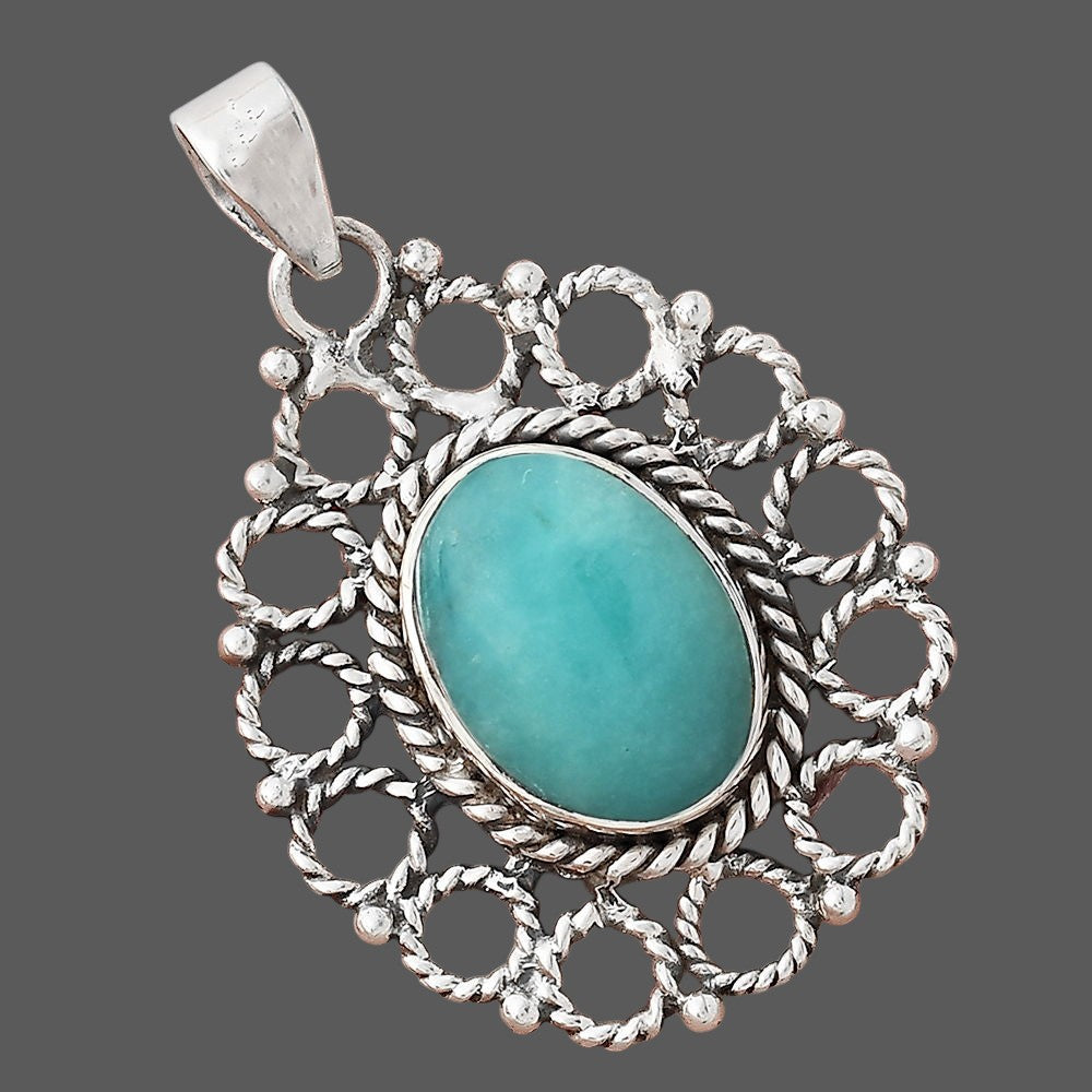 Natural Paraiba Amazonite Pendant P-1009 SDP155420