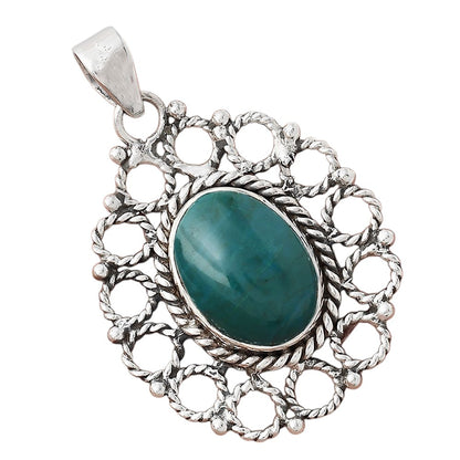 Natural Azurite Chrysocolla Pendant P-1009 SDP155430