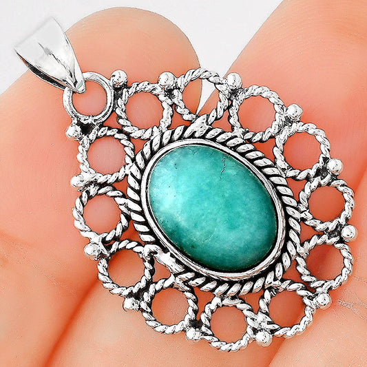 Natural Paraiba Amazonite Pendant P-1009 SDP155453