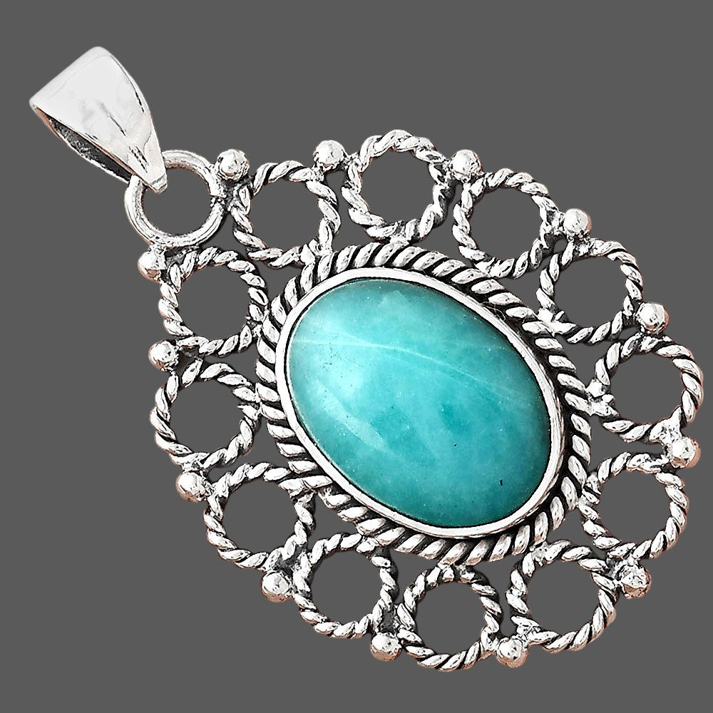Natural Paraiba Amazonite Pendant P-1009 SDP155459