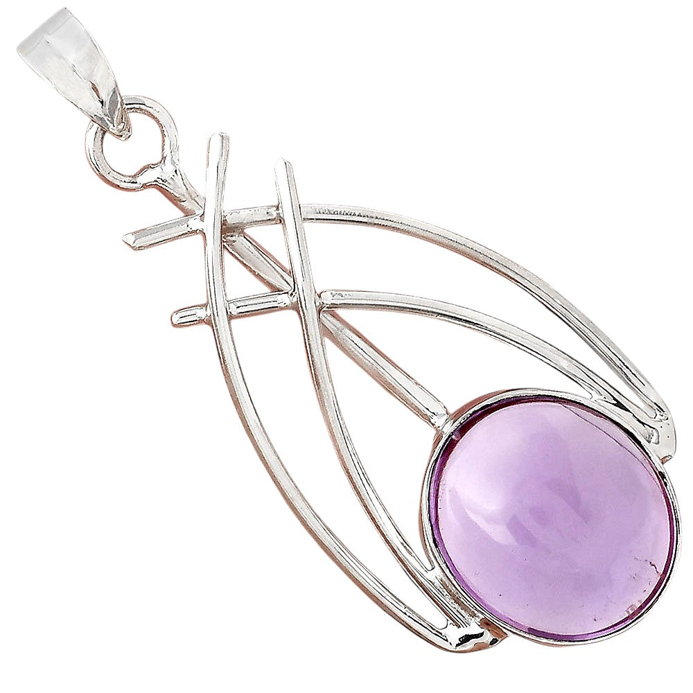 Natural Amethyst Cab - Brazil Pendant P-1010 SDP155470