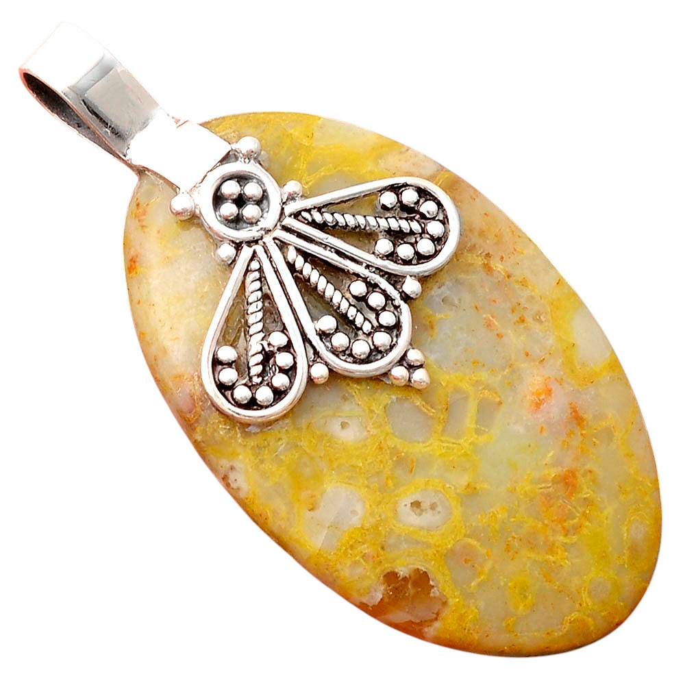 Natural Green Opal Madagascar Pendant P-1469 SDP155508