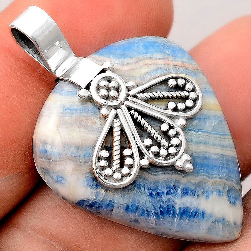 Natural Blue Scheelite - Turkey Pendant P-1469 SDP155518