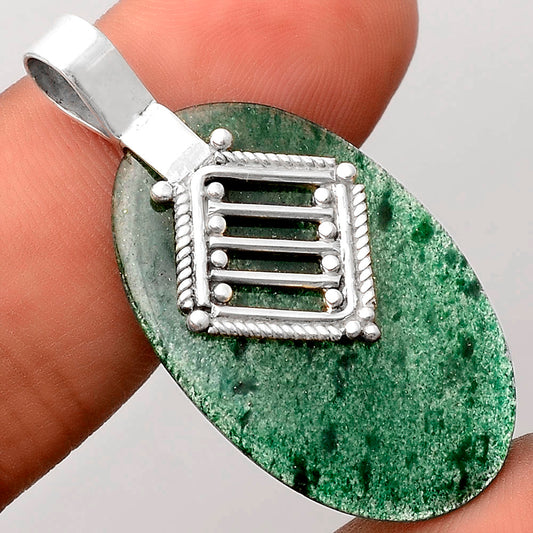 Natural Green Aventurine Pendant P-1462 SDP155535