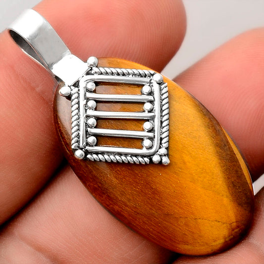 Natural Tiger Eye - Africa Pendant P-1462 SDP155537