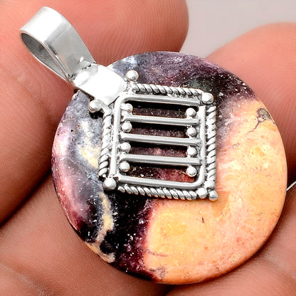 Natural Indian Blanket Jasper Pendant P-1462 SDP155540