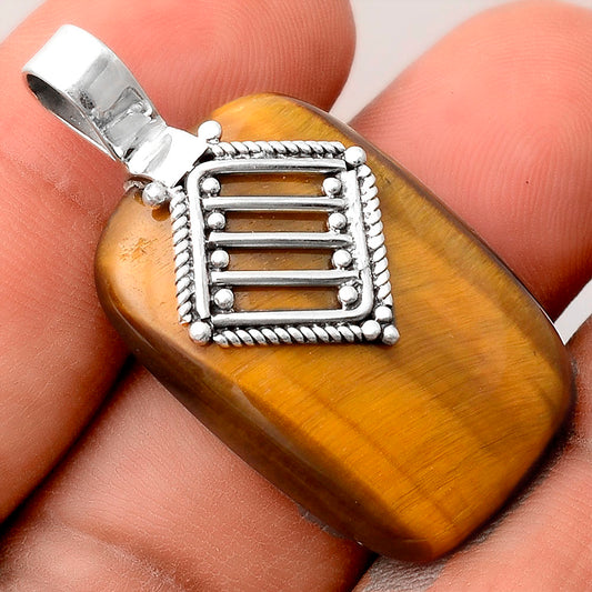 Natural Tiger Eye - Africa Pendant P-1462 SDP155544