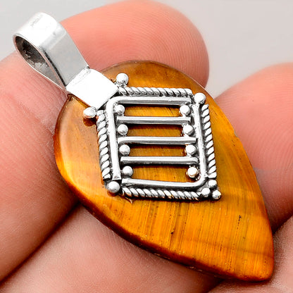 Natural Tiger Eye - Africa Pendant P-1462 SDP155545