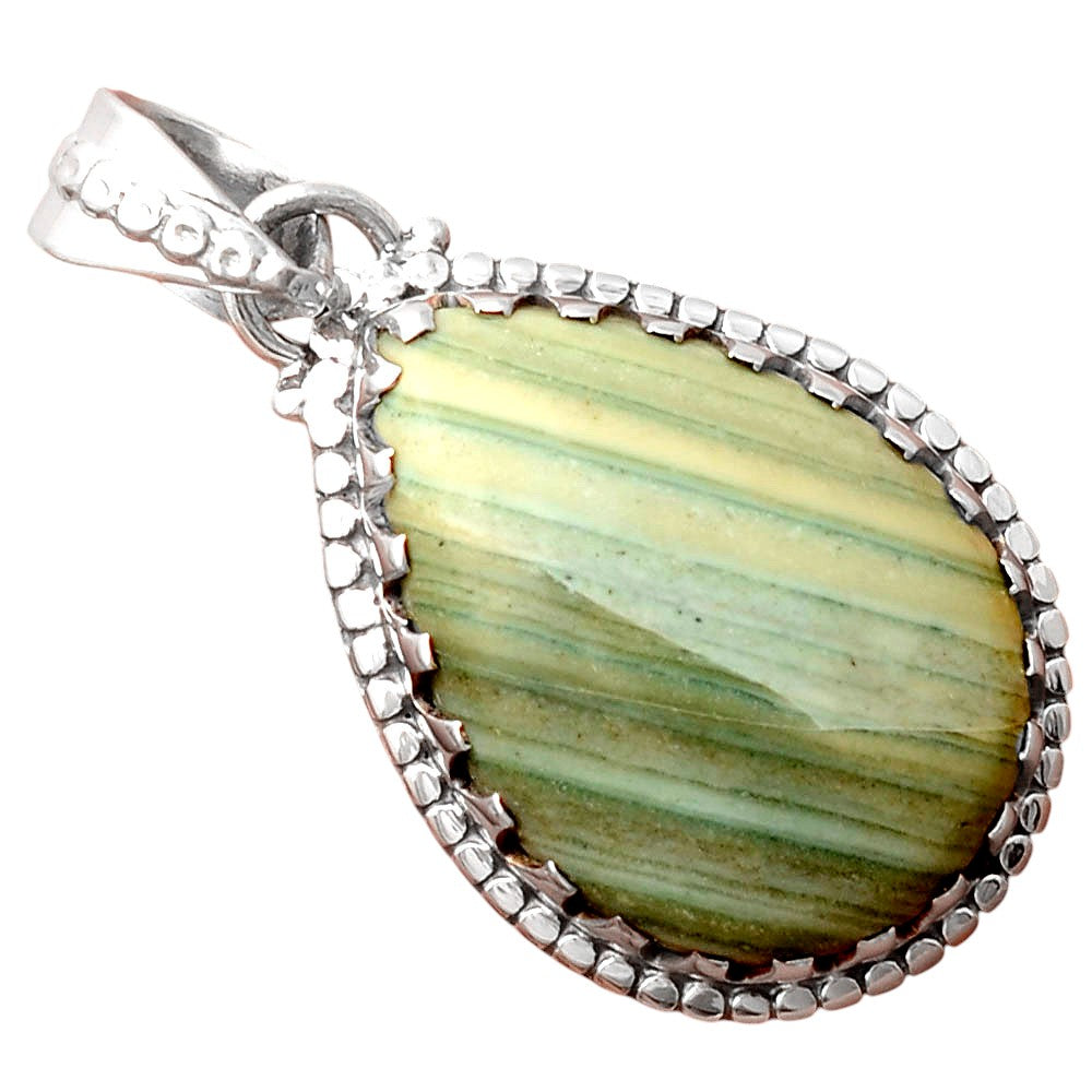 Natural Saturn Chalcedony Pendant P-1512 SDP155549