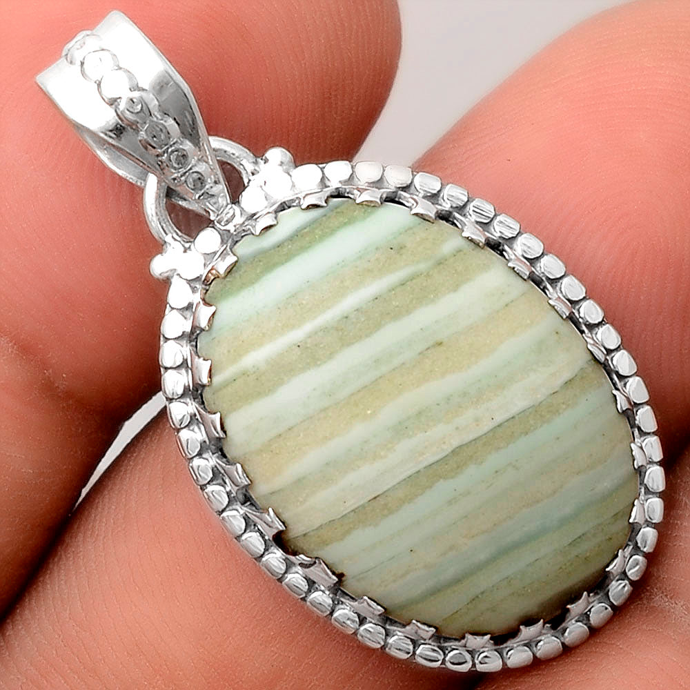 Natural Saturn Chalcedony Pendant P-1512 SDP155552