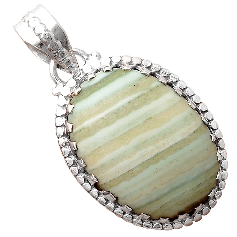 Natural Saturn Chalcedony Pendant P-1512 SDP155552