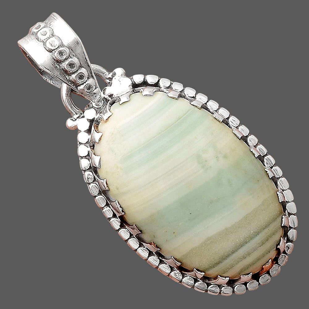 Natural Saturn Chalcedony Pendant P-1512 SDP155553