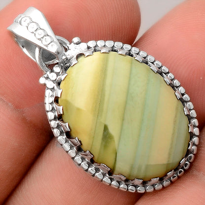 Natural Saturn Chalcedony Pendant P-1512 SDP155555