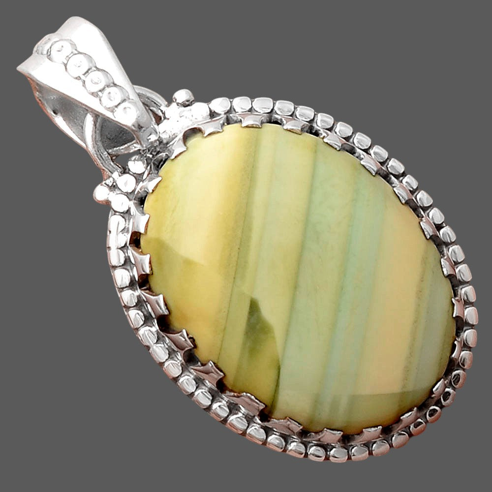 Natural Saturn Chalcedony Pendant P-1512 SDP155555