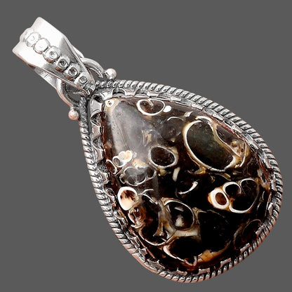 Natural Turtella Jasper - USA Pendant P-1515 SDP155558