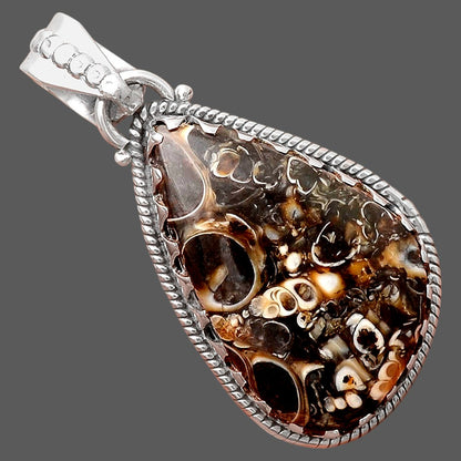 Natural Turtella Jasper - USA Pendant P-1515 SDP155560