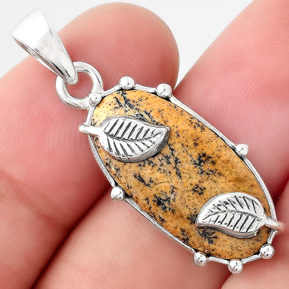 Natural Russian Honey Dendrite Opal Pendant P-1226 SDP155573