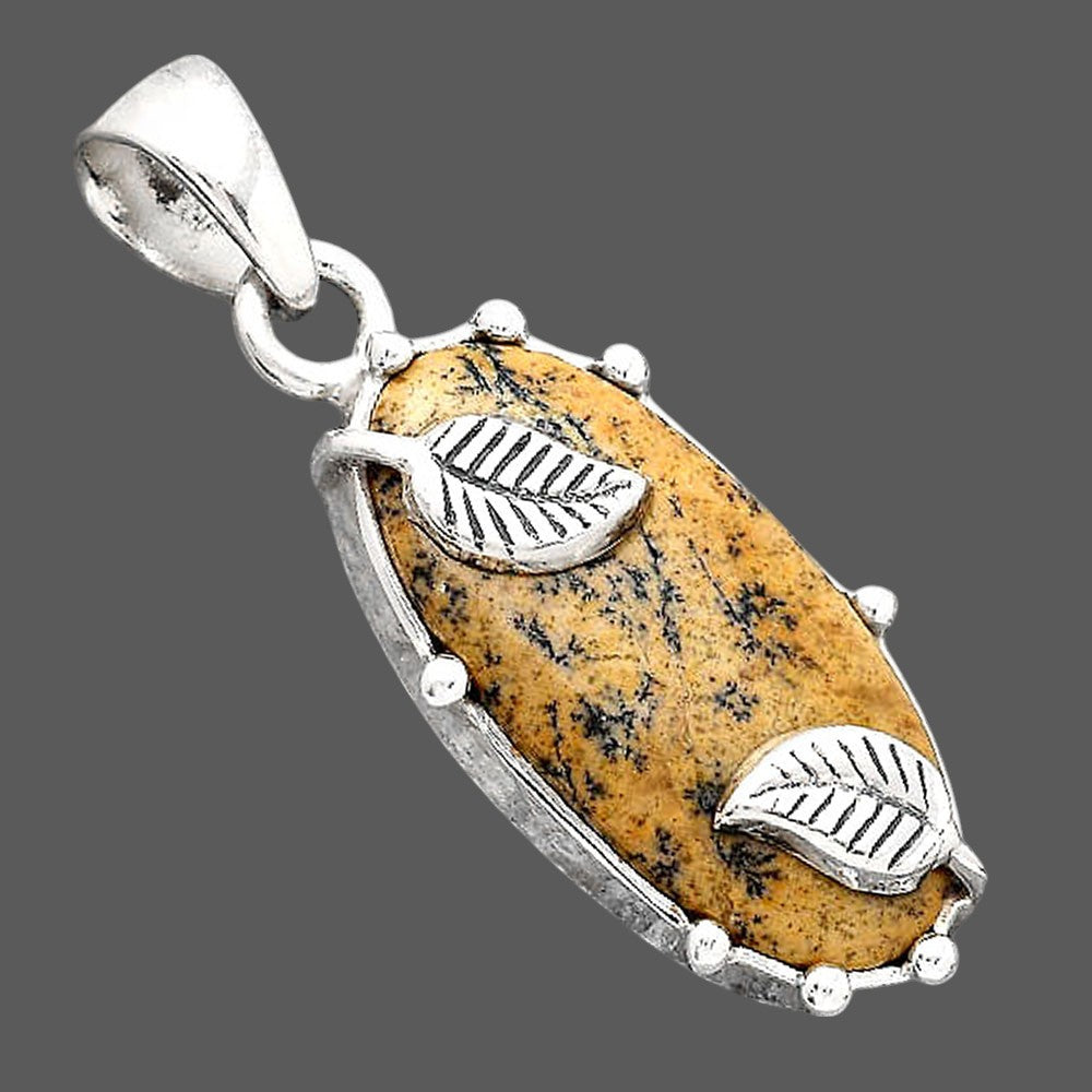 Natural Russian Honey Dendrite Opal Pendant P-1226 SDP155573