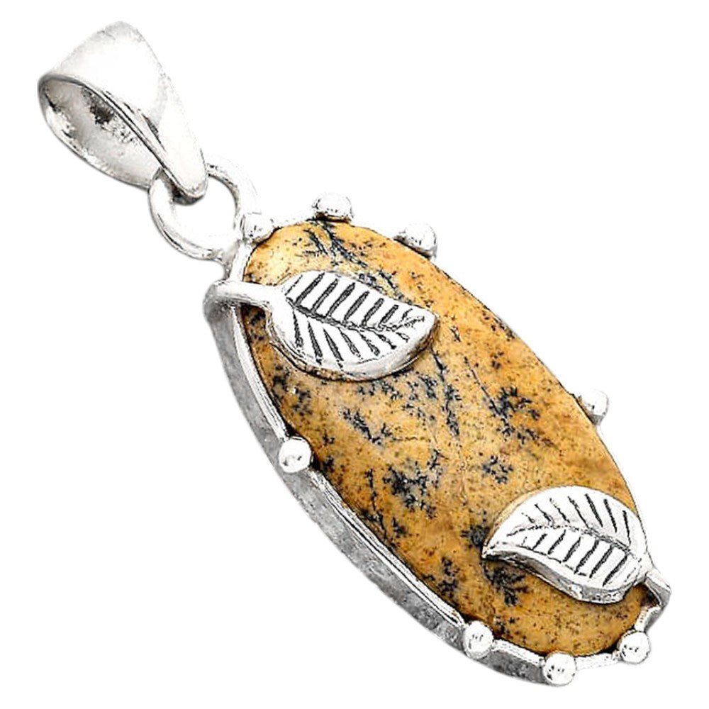 Natural Russian Honey Dendrite Opal Pendant P-1226 SDP155573