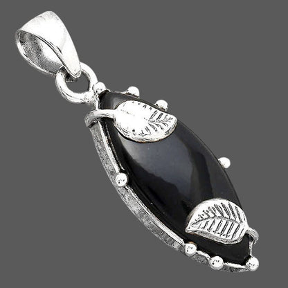 Natural Tektite Cab - Greek Pendant P-1226 SDP155576