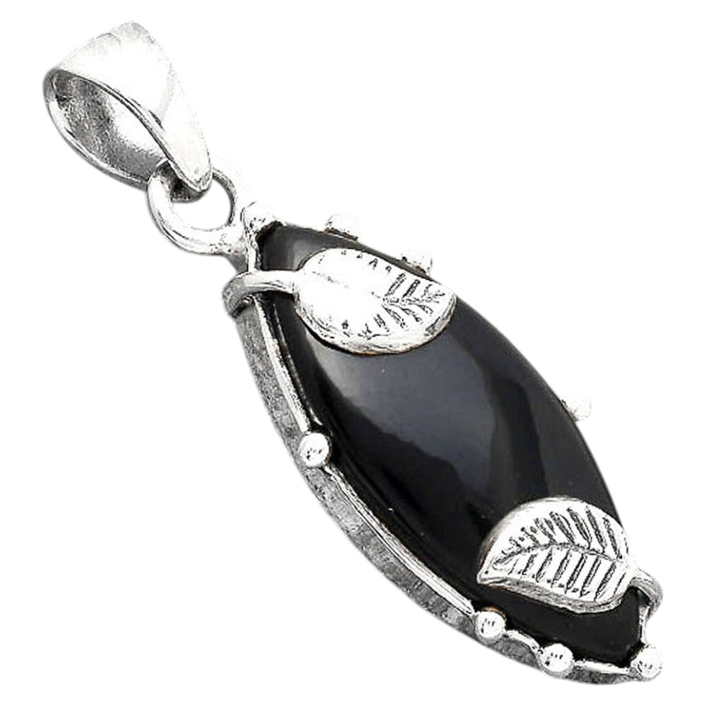 Natural Tektite Cab - Greek Pendant P-1226 SDP155576