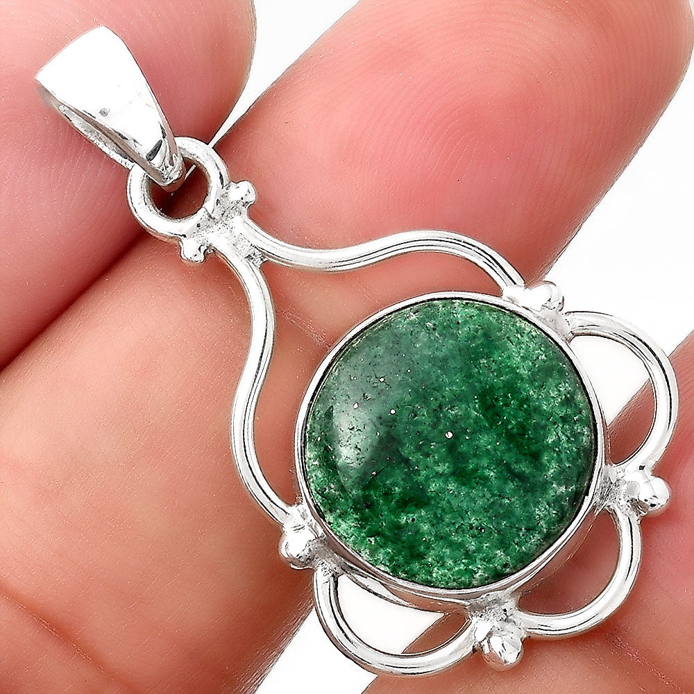 Natural Green Aventurine Pendant P-1646 SDP155585