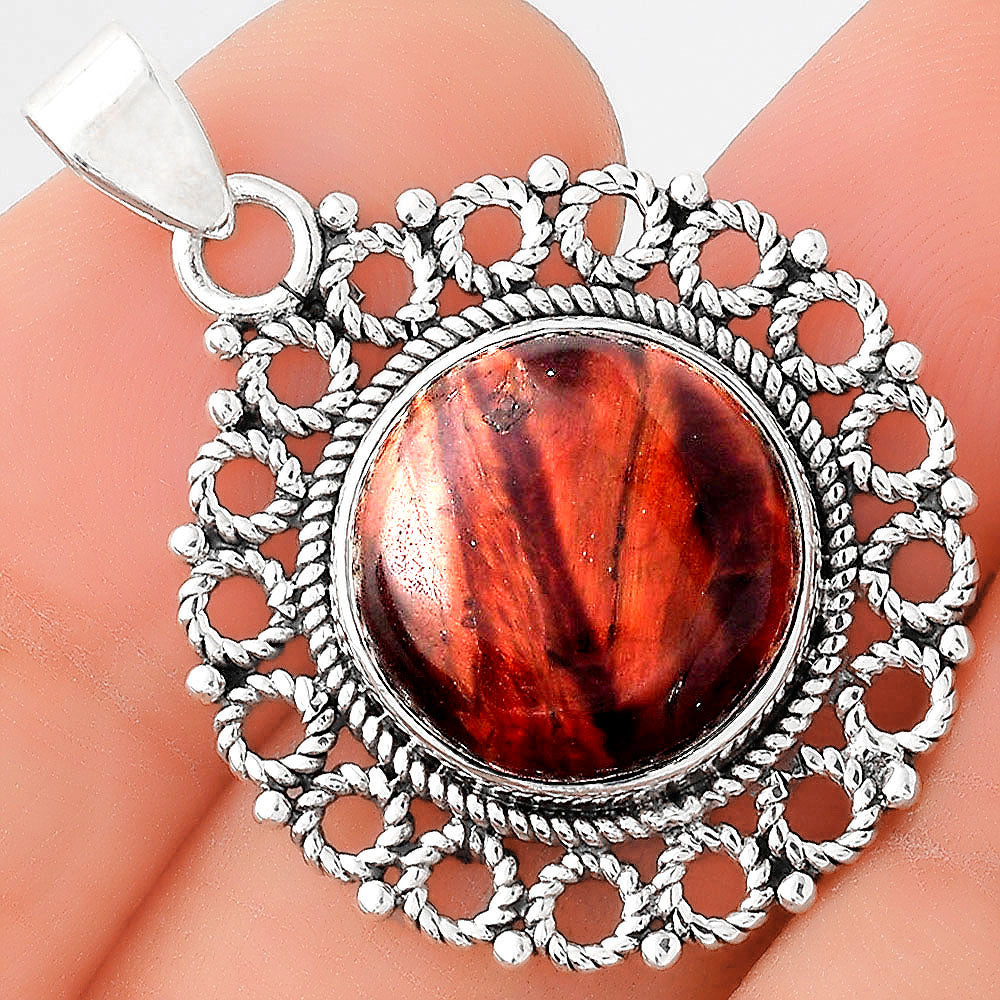 Natural Red Tiger Eye Pendant P-1009 SDP155617