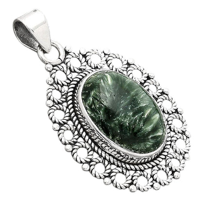 Natural Russian Seraphinite Pendant P-1009 SDP155620