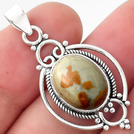 Natural Rocky Butte Picture Jasper Pendant P-1445 SDP155625