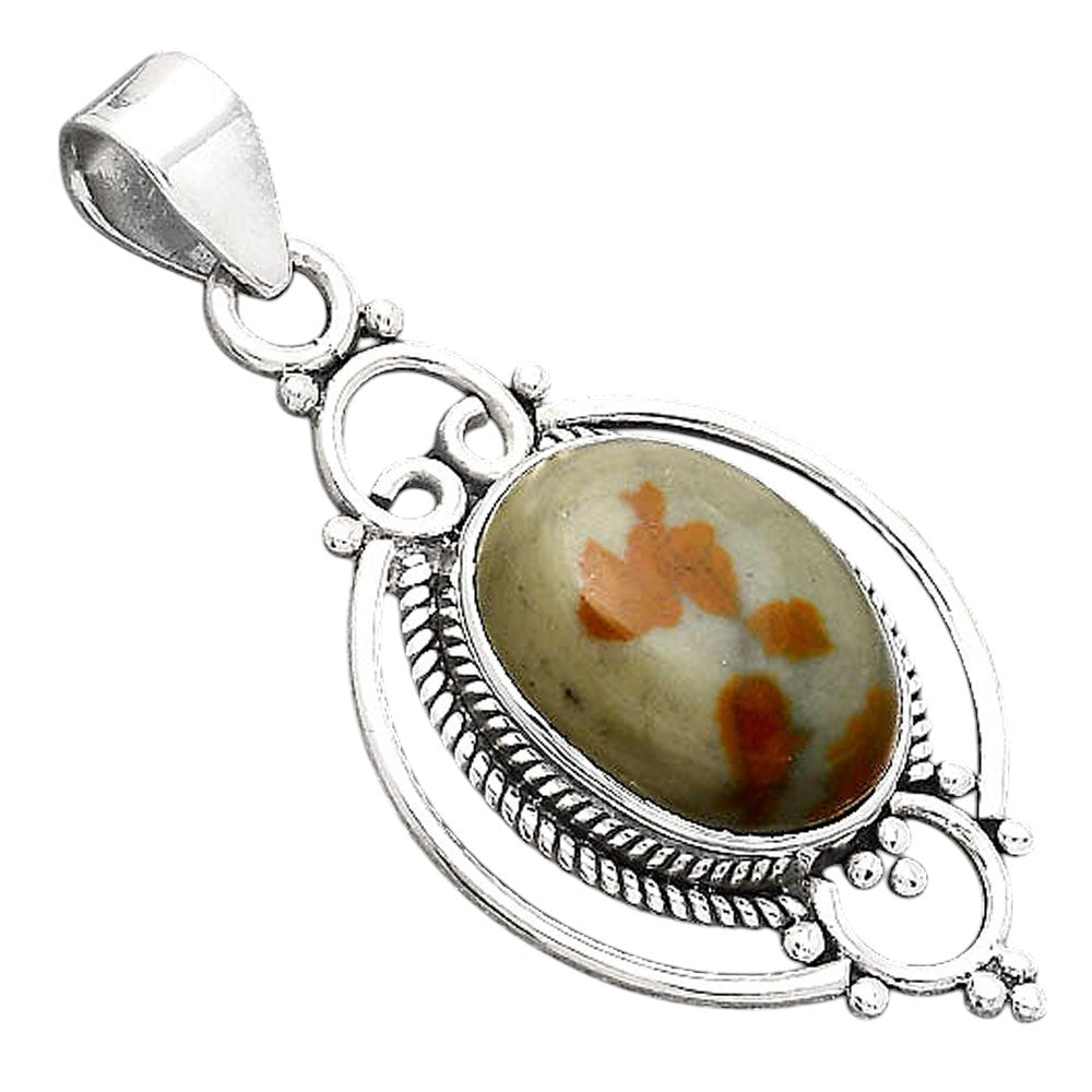 Natural Rocky Butte Picture Jasper Pendant P-1445 SDP155625