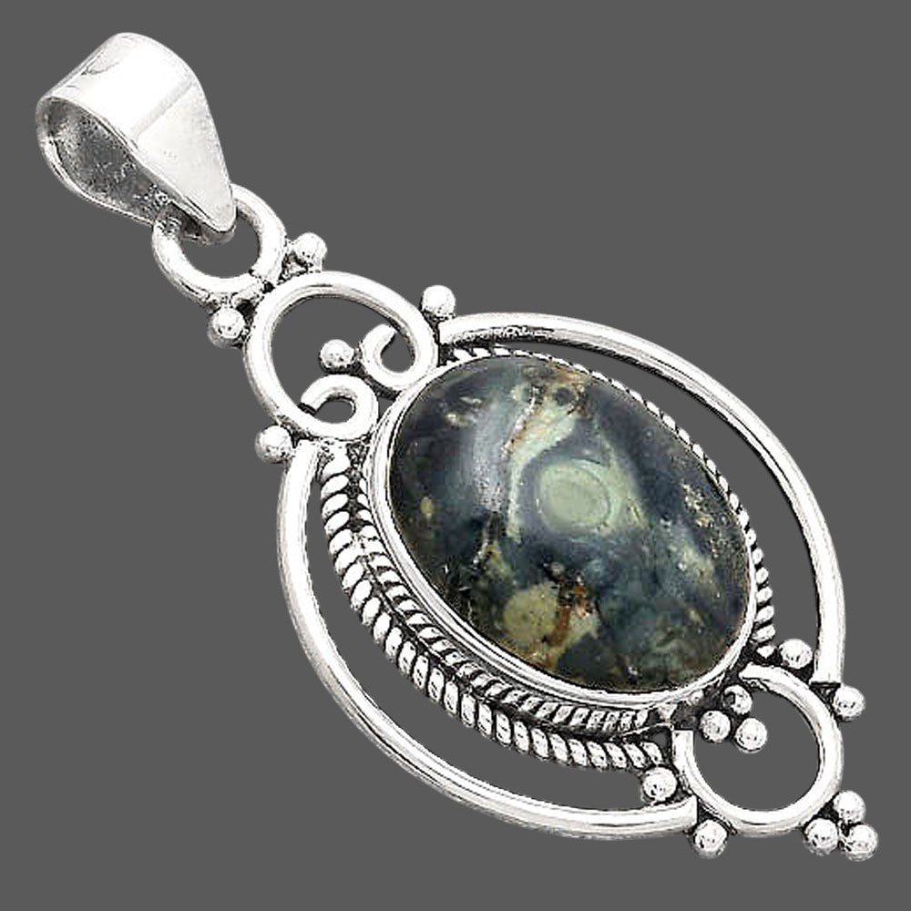 Natural Star Galaxy Jasper Pendant P-1445 SDP155626