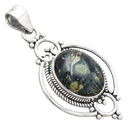 Natural Star Galaxy Jasper Pendant P-1445 SDP155626