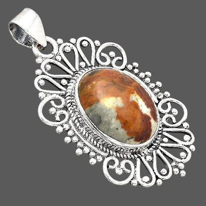 Natural Rocky Butte Picture Jasper Pendant P-1540 SDP155630