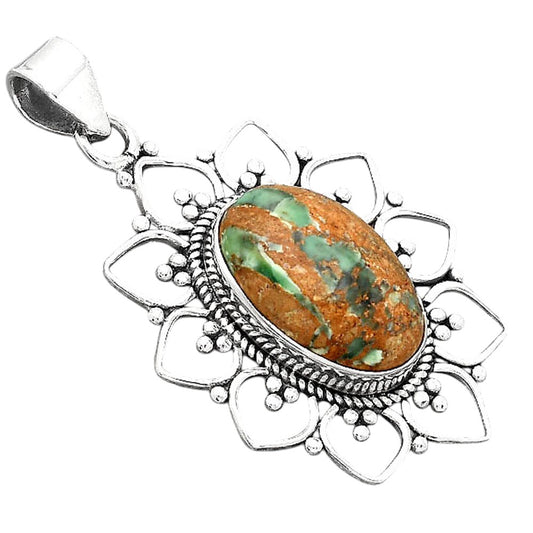 Natural Australian Variscite Pendant P-1699 SDP155638