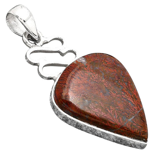 Natural Red Moss Agate Pendant P-1554 SDP155735