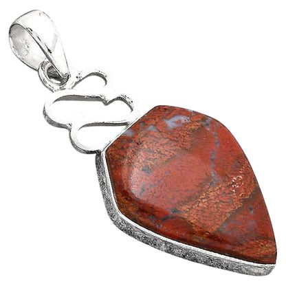 Natural Red Moss Agate Pendant P-1554 SDP155737