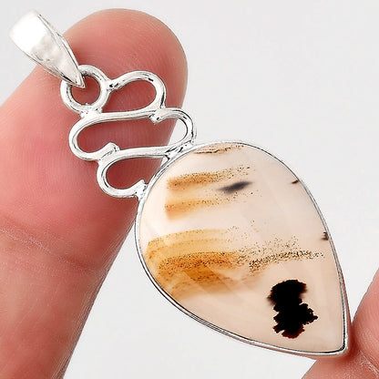 Natural Montana Agate - USA Pendant P-1554 SDP155739