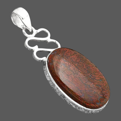 Natural Red Moss Agate Pendant P-1554 SDP155743
