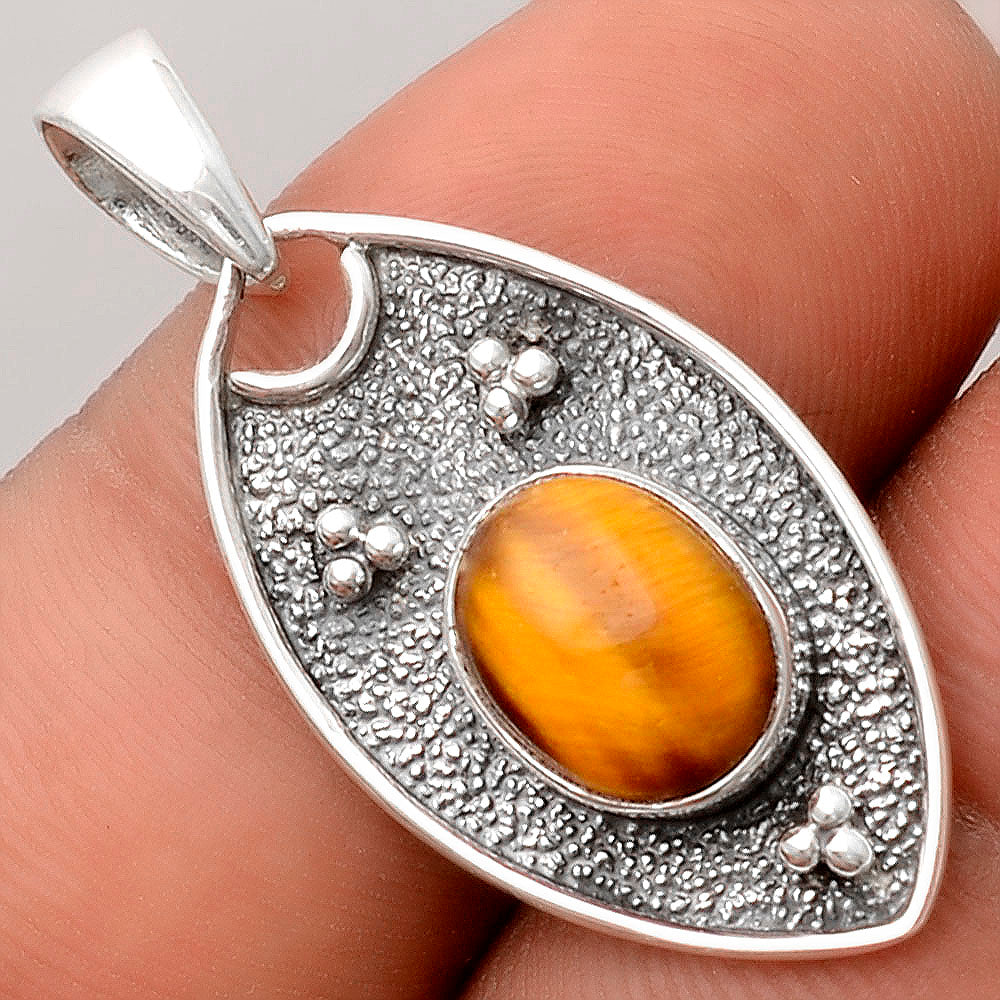 Natural Tiger Eye - Africa Pendant P-1524 SDP155753