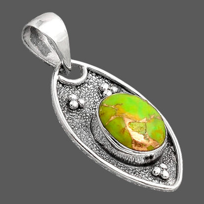 Copper Green Turquoise - Arizona Pendant P-1524 SDP155759
