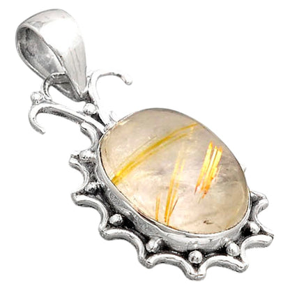 Natural Golden Rutile Pendant P-1249 SDP155763