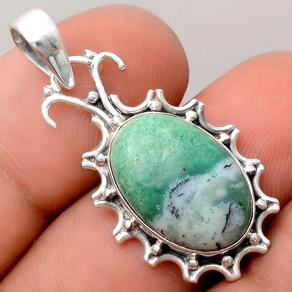 Dendritic Chrysoprase - Africa Pendant P-1249 SDP155765