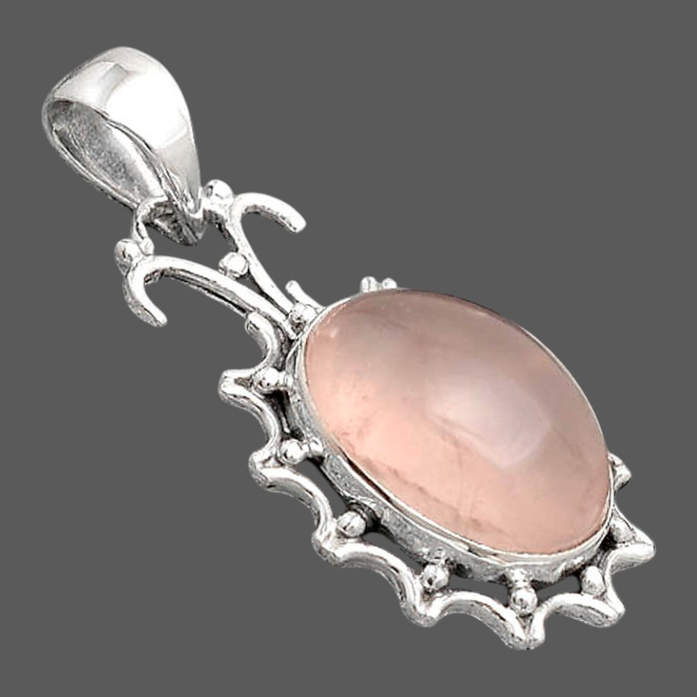 Natural Rose Quartz - Madagascar Pendant P-1249 SDP155767